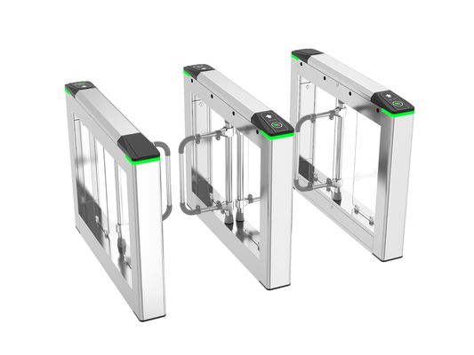 comprare La gente Min Automatic Turnstile Gate del cancello girevole 30 della barriera dell'oscillazione di riconoscimento di fronte SUS304 online manufacture