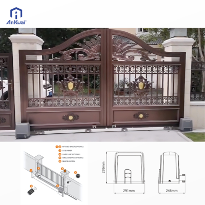 comprare Smart AK800DC Automatic Door Opener for Commercial Spaces: Remote, WiFi App & Infrared Sensing Functions online manufacture