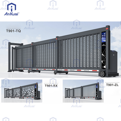Cancello scorrevole retrattile sicuro Ankuai: cancello di accesso per vialetti con azionamento automatico telescopico