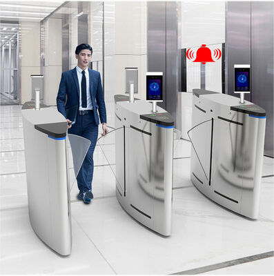 4 Pairs Of Infared Inputs Automatic Flap Barrier with DC24V Output Voltage Offering Durable and Access Control Performance