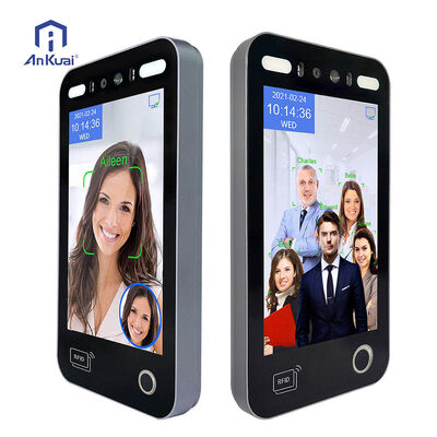 8-Inch WiFi TCP HD IPS Biometric AI Face Recognition Door Access Control System RFID Reader Night Vision Motion Detection