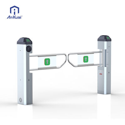 Velocità di passaggio 40 persone al minuto Direzione di funzionamento 2 direzioni Porta di oscillazione in acciaio Porta girante controllo remoto a infrarossi Sicurezza automatica per l'ingresso al supermercato
