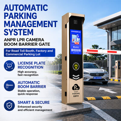 Sistema di gestione automatica del parcheggio Telecamera ANPR LPR Cancello a sbarra per casello autostradale e parcheggio commerciale