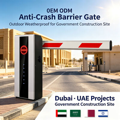 OEM ODM Anti-Crash Barrier Gate esterno resistente alle intemperie per cantiere di costruzioni governative Medio Oriente Dubai UAE Progetti